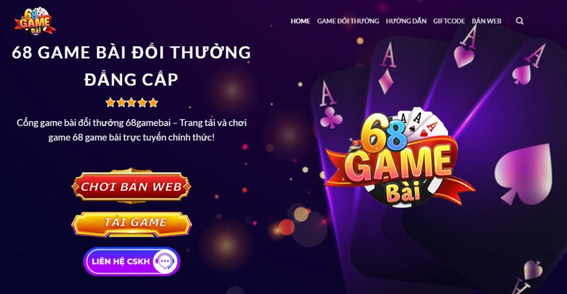 Game bài đổi thưởng đẳng cấp