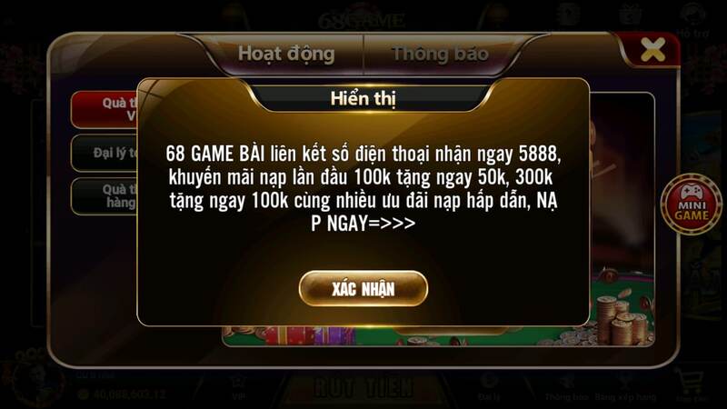 Liên hệ 68gamebai email khi nạp tiền trục trặc